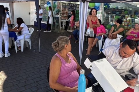 Blitz da Saúde movimenta Centralina com serviços gratuitos, parcerias e grande participação popular